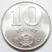 Magyarország,10 forint 1982 aUNC+ nikkel