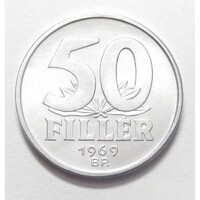 Magyarország,50 fillér 1969 aUNC+ aluminium