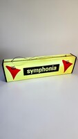 Symphonia retro cigarettás vilàgító reklámtábla, neon
