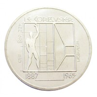 Svájc,5 francs 1987 - Le Corbusier építész teoretikus aUNC+ nikkel