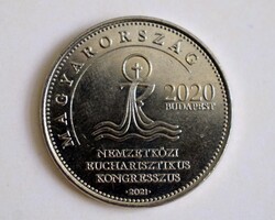 50 forint , Eucharisztikus Kongresszus Budapest 2020 , emlékérme , 2021 Magyarország , 32.