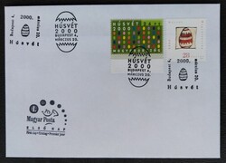 F4531-2 / 2000 Húsvét bélyegsor FDC-n kétféle emlékbélyegzéssel