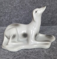Art Deco Iris Cluj jelzett porcelán agár figura, 8 x 11 x 6,5 cm