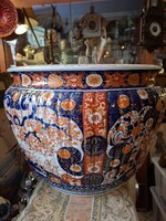 HATALMAS MÉRETŰ IMARI MEIJI PALOTA KASPÓ 1900 KÖRÜL