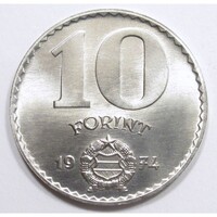 Magyarország,10 forint 1974 aUNC+ nikkel