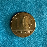 Lengyelország - Poland - 10 zloty 1989 coin
