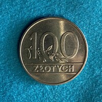 Lengyelország - Poland - 100 zlotych - 1990 coin