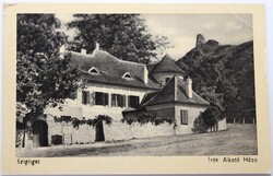 Képeslap, Balaton, Szigliget, Írók Alkotó Háza 1966 (SM2)