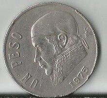 Régi mexicói pénz, 1 peso