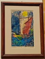 (N) Domján József (1907-1992) : Halászhajó