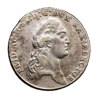 Szászország III. Frederick August Konvenciós Tallér 1788