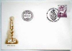 F4284 / 1995 Húsvét bélyeg FDC-n