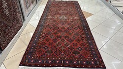 4451 LEÁRAZÁS Iráni Joshegan kézi gyapjú perzsa futó szőnyeg 115X300CM