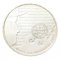 Portugália,2.5 euro 2009 - A portugál nyelv aUNC+ nikkel
