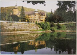 Képeslap, Miskolc, Lillafüred, Hámori tó, Palota Szálló, fotó: Radó László (P2)