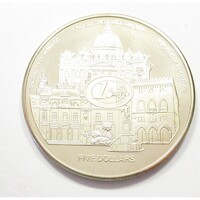 Libéria,5 dollars 2003 PP - Az euró bevezetése UNC nikkel