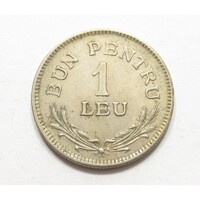 Románia,1 leu 1924 EF nikkel