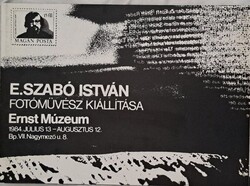 E. Szabó István fotóművész kiállítása Ernst Múzeum 1984. július 13 - augusztus 12