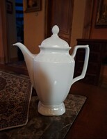 Nagyméretű kávés, teás porcelán kancsó