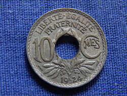 Franciaország 10 Centimes 1924 (villám verdejel)