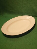Régi fehér csehszlovák MCP porcelán pecsenyéstál/kínálótál.
