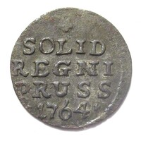 Németország,1 schilling 1764 E - Königsberg - Poroszország EF ezüst 0.72g62