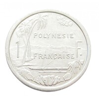 Francia Polinézia,1 franc 1994 aUNC+ aluminium
