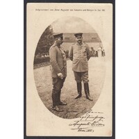 Németország,A császárné felvétele II. Vilmosról és Hindenburgról fotólap 1915