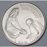 Magyarország,2000 forint 2014 - Magyar Máltai Szeretetszolgálat UNC nikkel