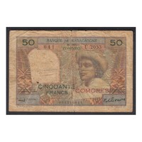 Comore-szigetek,50 francs 1963 P