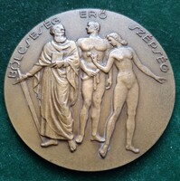 Reményi József: 200 éves a magyarországi szabadkőművesség, 1949, bronzérem