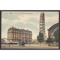France, Paris - Suffren Avenue and the Giant Wheel 1912