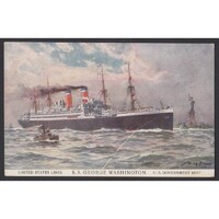 USA,S.S. George Washington óceánjáró - United States Lines 1922