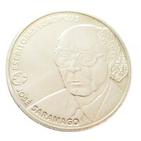 Portugália,2.5 euro 2013 - José Saramago Nobel-díjas író költő aUNC+ nikkel