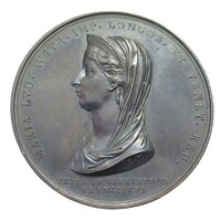 Olaszország,Luigi Manfredini: Mária Ludovika császárné halála Milánóban 1816 EF+ bronz 30g42mm