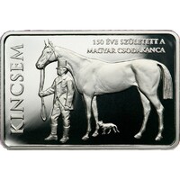 Magyarország,15000 forint 2024 PP - Kincsem UNC ezüst 31.46g925