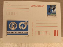 Budapest 1984.V.21-24 Országos Közlekedésbiztonsági Tanács - Díjjegyes levelezőlap