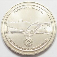 Portugália,2.5 euro 2008 - UNESCO Világörökségek - Porto történelmi belvárosa aUNC+ nikkel