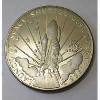 Marshall-szigetek,5 dollars 1988 - Discovery űrhajó kilövése UNC nikkel