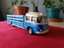 Egyedi Átalakított Busz 1:43 Skoda 706 RT rácsos teherautó modell 24cm