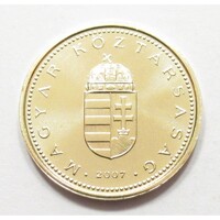 Magyarország,1 forint 2007 aUNC+ nikkel