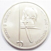 Portugália,2.5 euro 2011 - Hadsereg Intézet tanulói aUNC+ nikkel