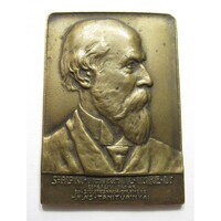 Magyarország,dr. Szalóki Navratil Imre egyetemi tanár 1913 EF+ bronz 57.57g43mmx60mm