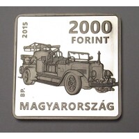 Magyarország,2000 forint 2015 PP - Szilvay Kornél tűzoltóparancsnok UNC nikkel