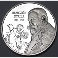 Magyarország,10000 forint 2019 PP - Benczúr Gyula UNC ezüst 24g925