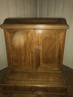 Antique Indoor Kneeler, Prayer Stool with Cabinet, 1800s, Original Condition!