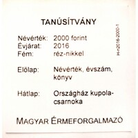 ,2000 forint 2016 - Alaptörvény - MÉF - Certifikáció