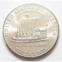 USA,5 cents 2004 D - Lewis és Clark felfedezőútjára aUNC+ nikkel