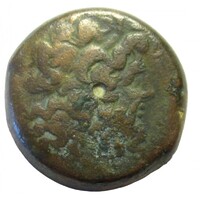 Görögország,VI. Ptolemaiosz-VIII. Ptolemaiosz Drachma i.e. 169-145 - Zeusz - Balra néző két Sas - Al