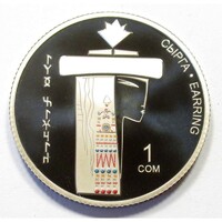 Kirgizisztán,1 som 2019 PP - Fülbevaló UNC nikkel
